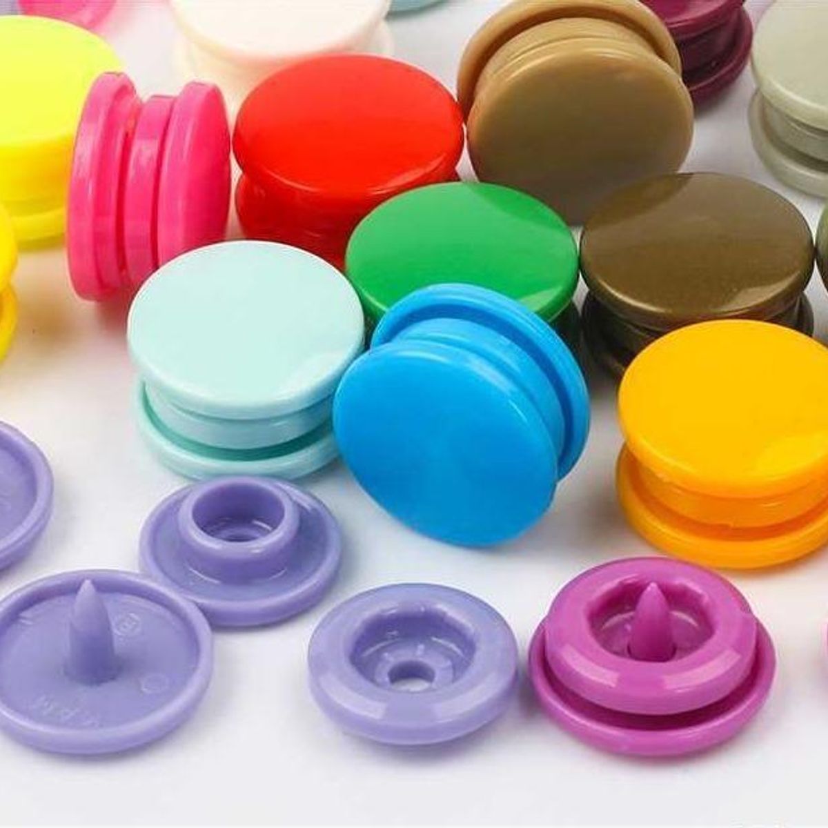 GENERICO - Kit de Remachadora y 360 Broches Plásticos para Manualidades