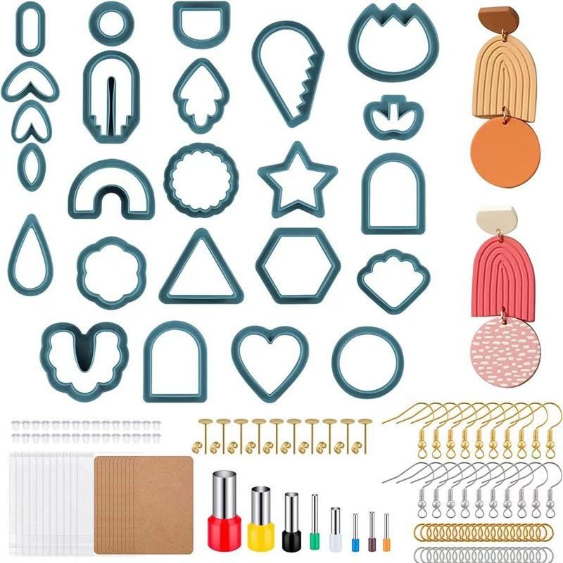 GENERICO - Kit Creativo para Hacer Aretes y Accesorios de Arcilla