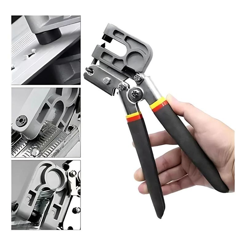 GENERICO - Alicate Ergonómico para Unión Rápida de Perfiles Metálicos