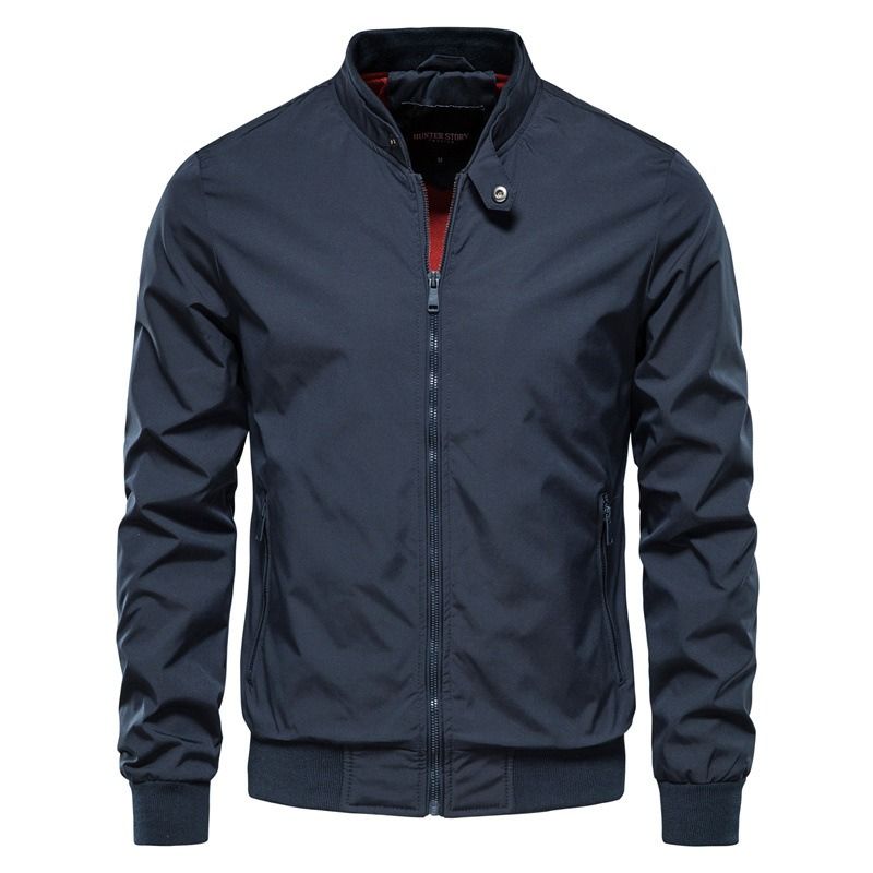 GIOIO - Chaqueta Hombre Casual Universal Ajustada Cuello Mao​