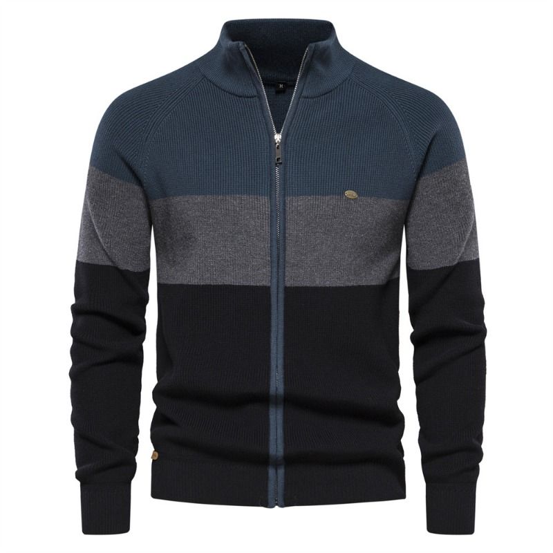 GIOIO - Cárdigan Hombre Premium Urbano Tejido Calidad Liso Moda Casual​