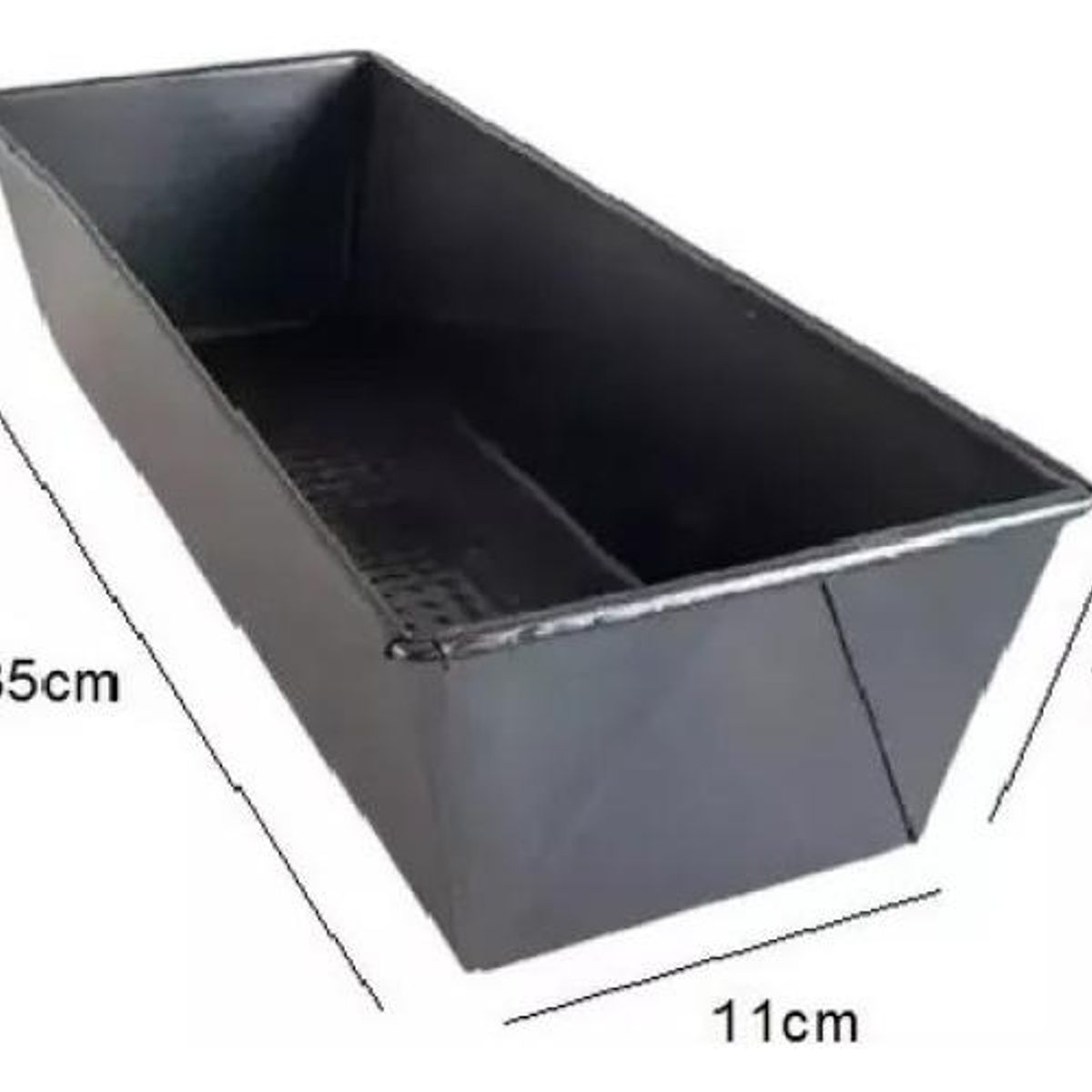 GENERICO - Pack de 4 Moldes Rectangulares Antiadhesivos para Pan