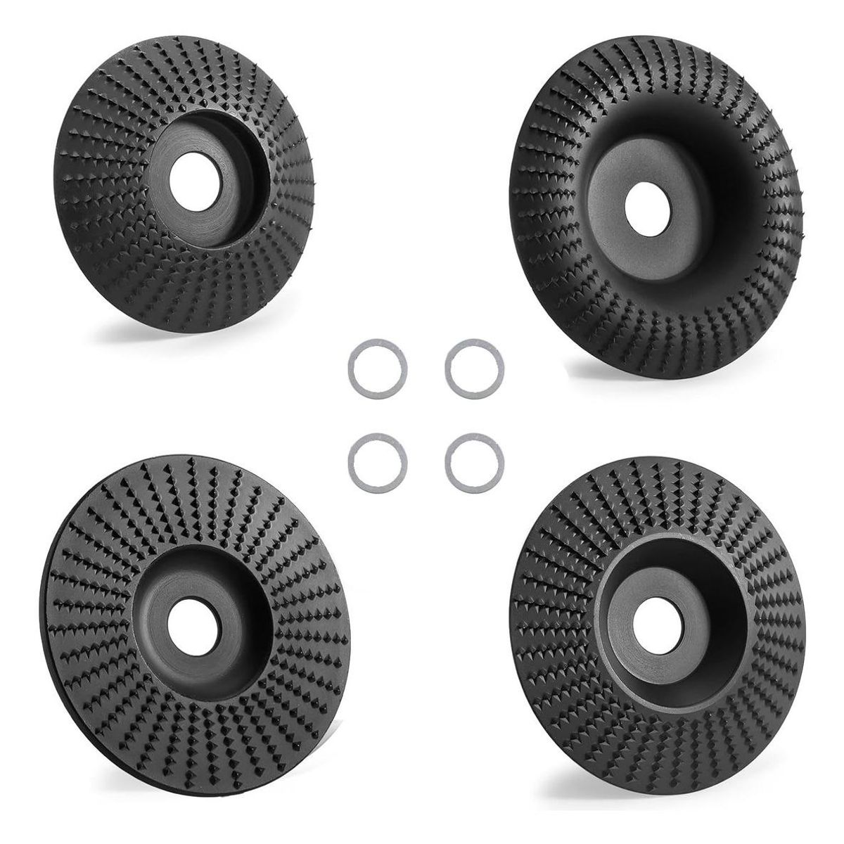 GENERICO - Juego de Discos Abrasivos de Madera para Amoladora Angular