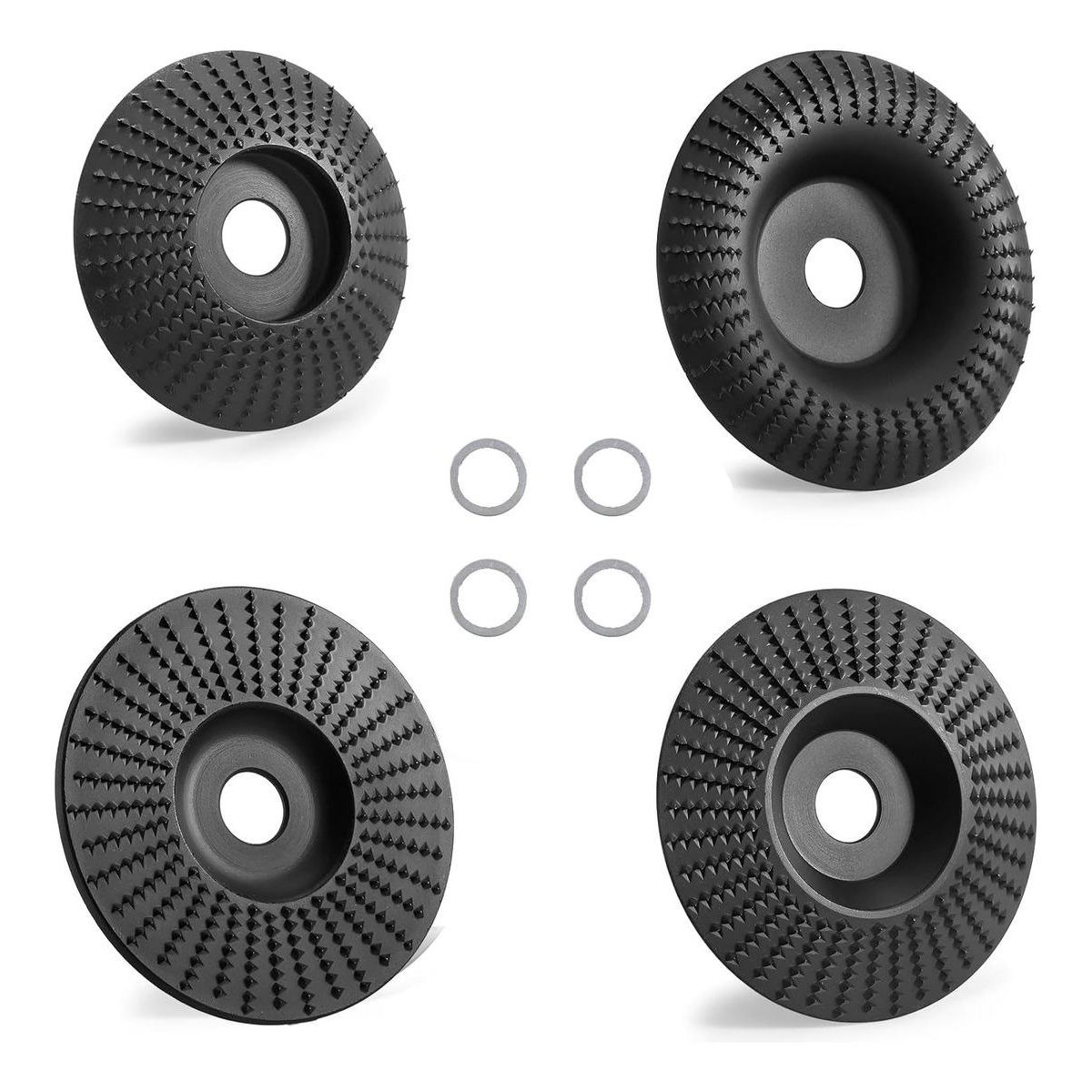 GENERICO - Juego de Discos Abrasivos de Madera para Amoladora Angular