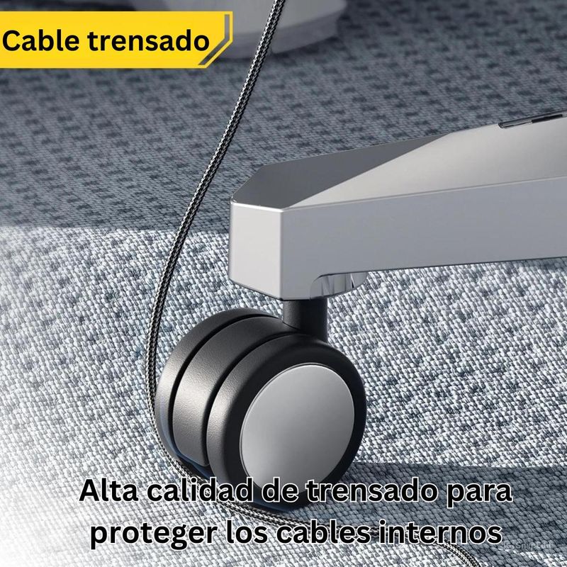 GENERICO - Cable USB-C a USB-C 3m 100W carga rápida y versátil