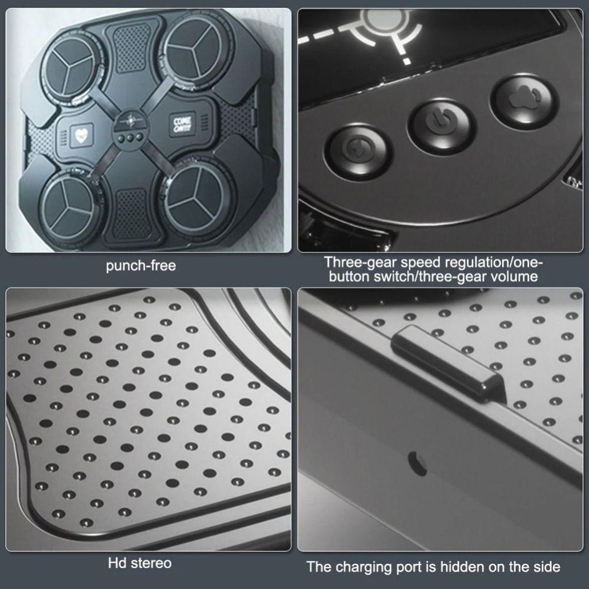 GENERICO - Objetivo de Boxeo Inteligente con Música y Conexión Bluetooth