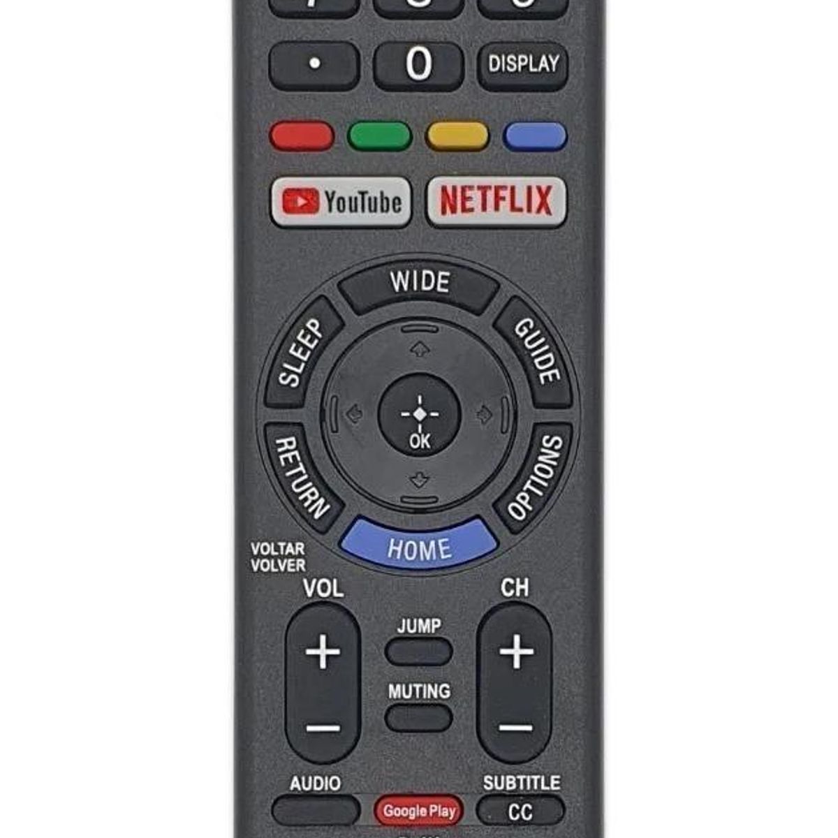 GENERICO - Control Remoto Universal para Smart TV con botones de acceso rápido