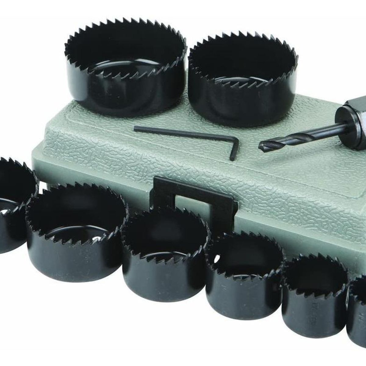 GENERICO - Juego de Sierras de Copas para Madera y Plástico 11 Piezas