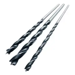 GENERICO - Juego de 3 Brocas Largas para Madera 8 10 y 12 mm 400mm