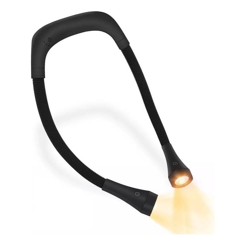 GENERICO - Luz de Lectura Portátil de Cuello con Brillo Ajustable