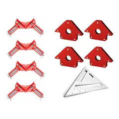 GENERICO - Set de Escuadras Magnéticas para Soldadura y Muebles