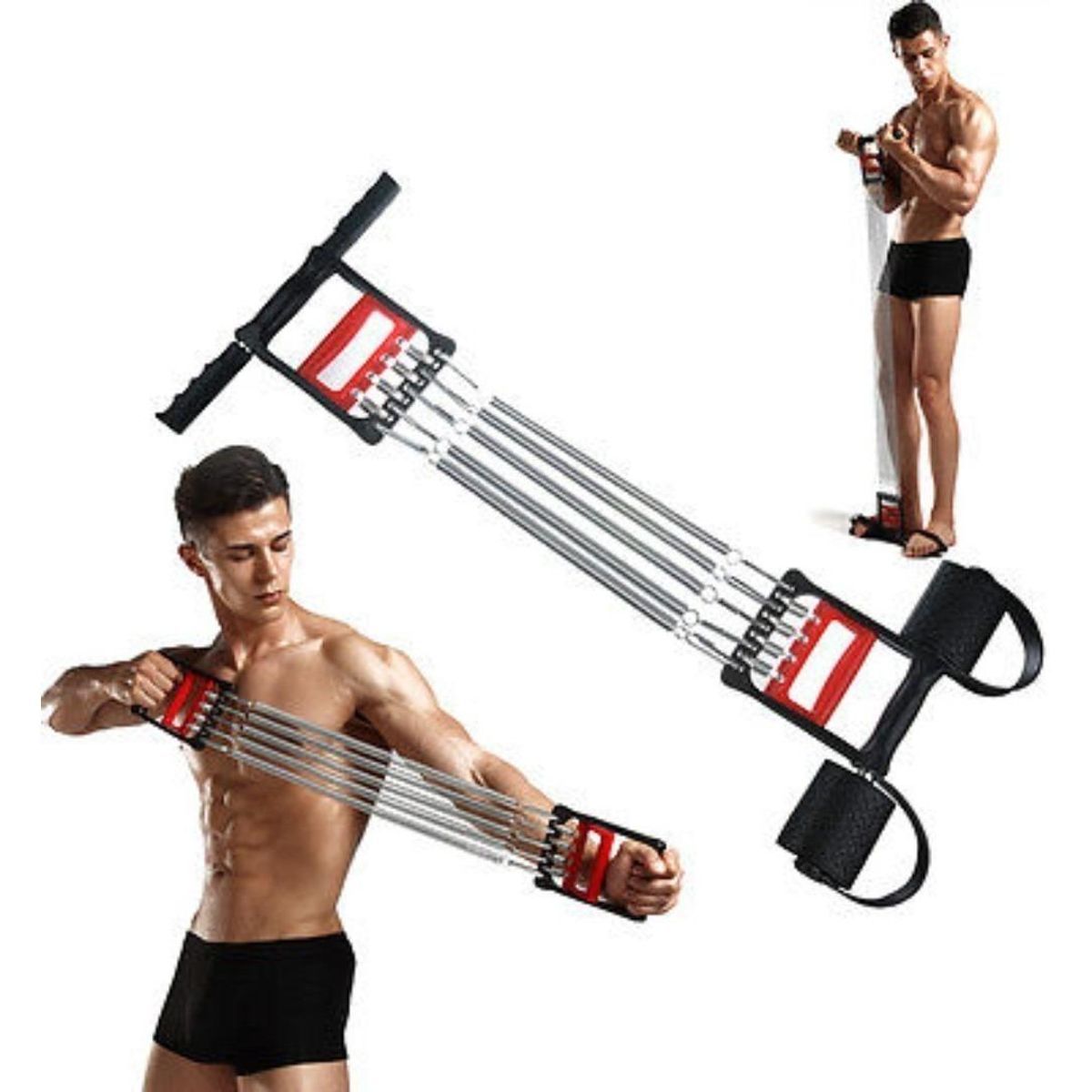 GENERICO - Extensor Multifuncional con Resorte para Entrenamiento Total