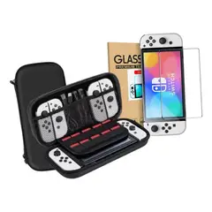 GENERICO - Estuche Duro y Lamina Protector para Nintendo Switch OLED