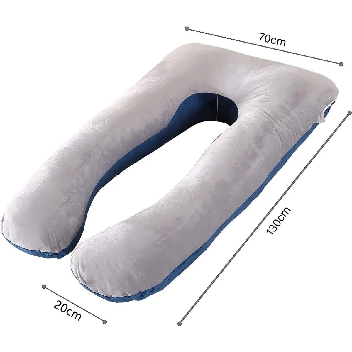 GENERICO - Cojín Maternal Ergonomico de Soporte Total para Dormir