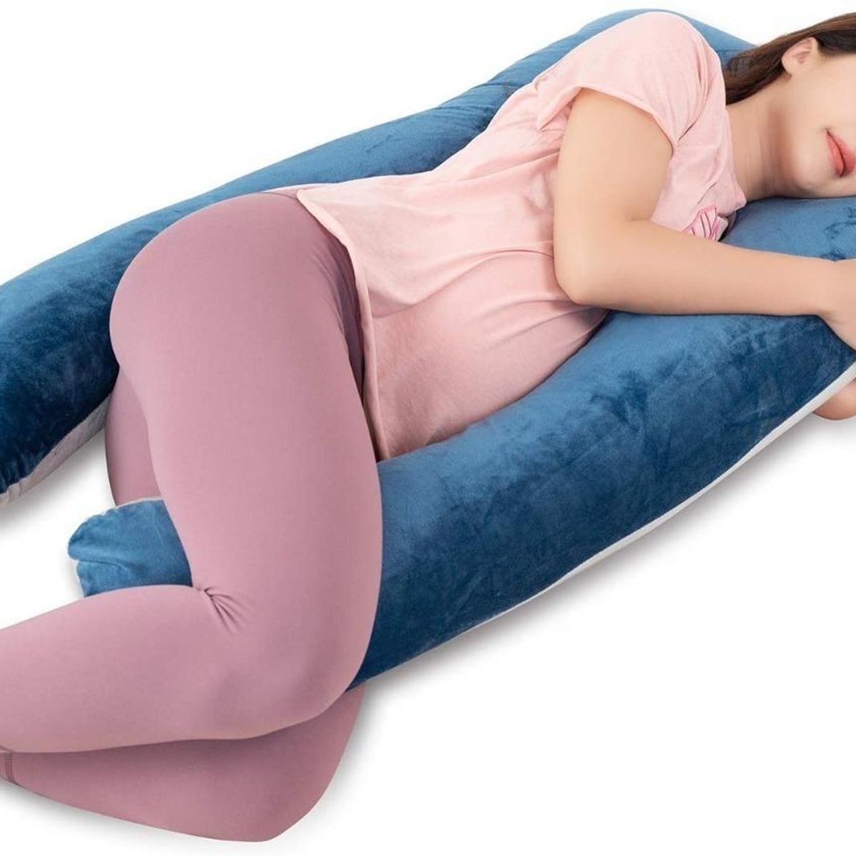 GENERICO - Cojín Maternal Ergonomico de Soporte Total para Dormir