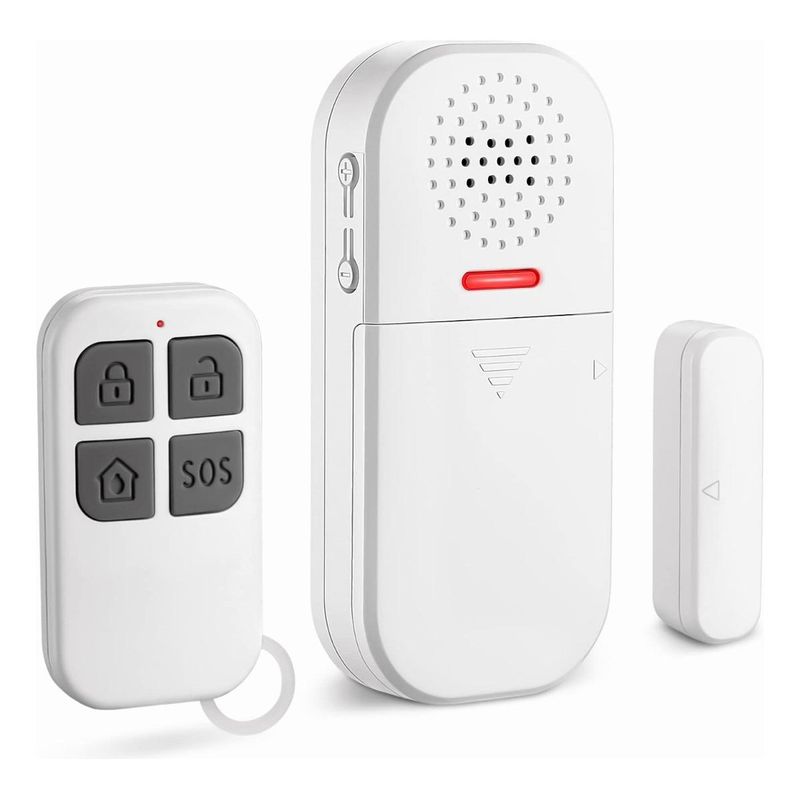 GENERICO - Alarma Inalámbrica para Puertas y Ventanas con Control Remoto 130dB