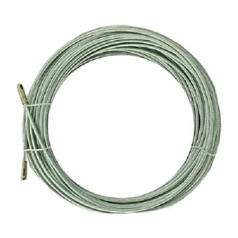 GENERICO - Cable Pasacables de Acero 3mm x 20mts Resistente y Durable