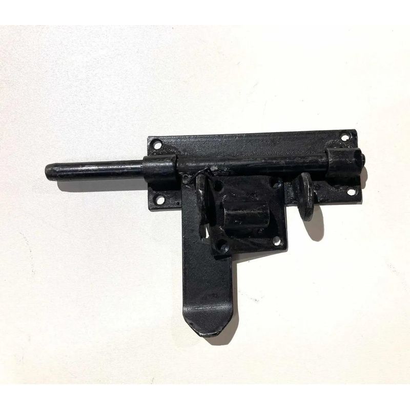 GENERICO - Picaporte Carcelero de Fierro 20 cm para Alta Seguridad