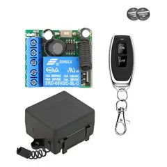 GENERICO - Módulo Relé Inalámbrico 433MHz con Control Remoto 2 Botones