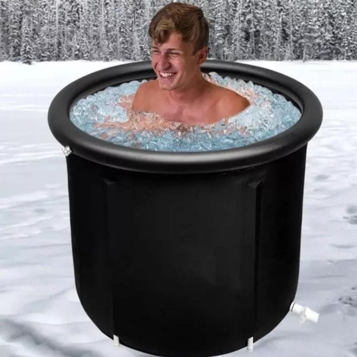 GENERICO - Baño Portátil Plegable para Adultos Frío y Caliente