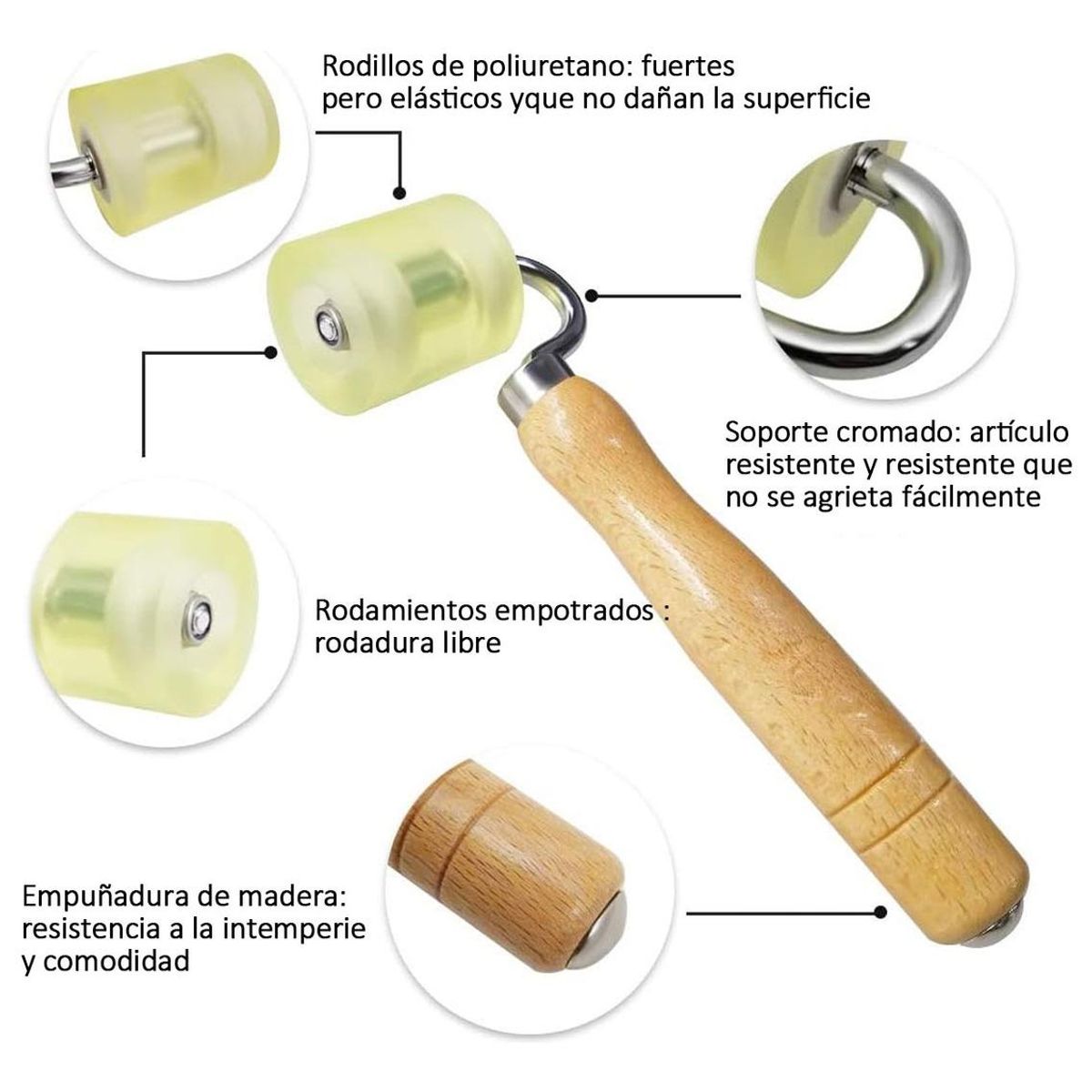 GENERICO - Kit Completo de Herramientas para Colocar Papel Tapiz Profesional