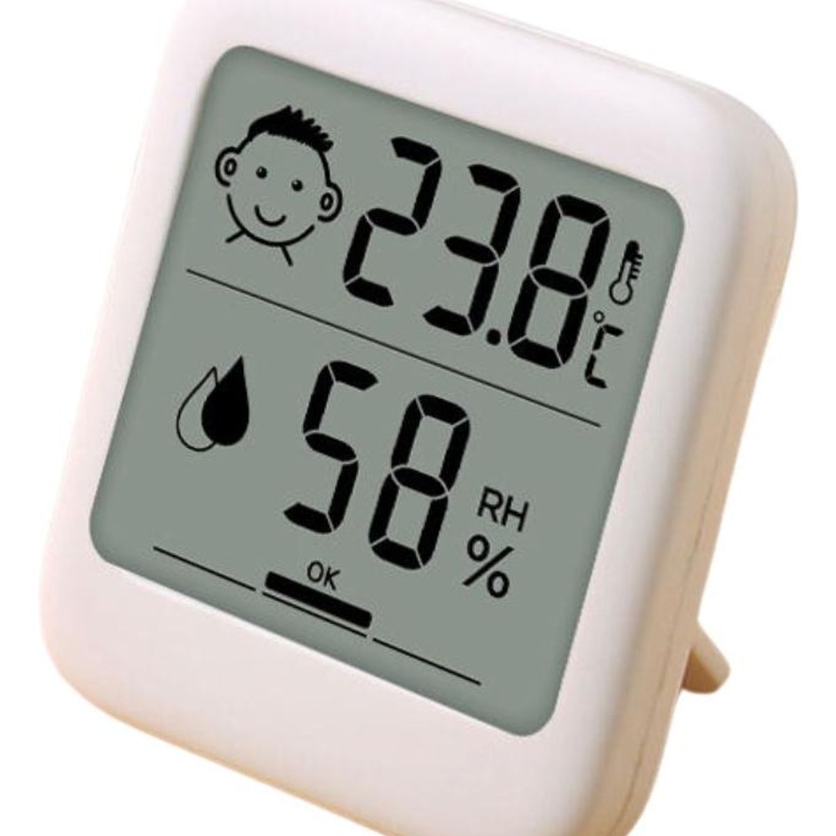 GENERICO - Termómetro Digital Interior con Medidor de Humedad y Comodidad