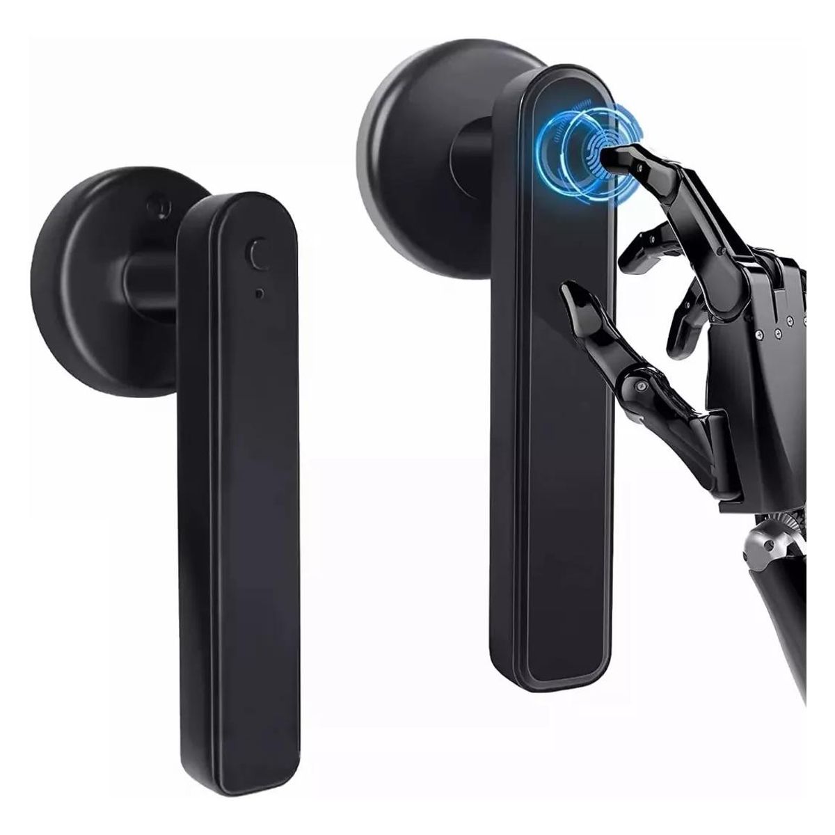 GENERICO - Cerradura Inteligente Biométrica 2 Métodos y Llave Mecánica