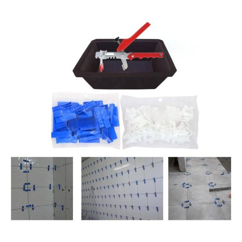 GENERICO - Kit Completo para Nivelar Cerámicas y Porcelanatos 100 Piezas