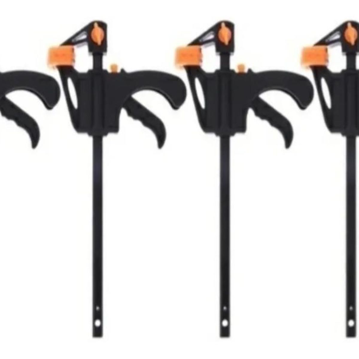GENERICO - Set de 4 Prensas Rápidas de Carpintería F Metal y Plástico