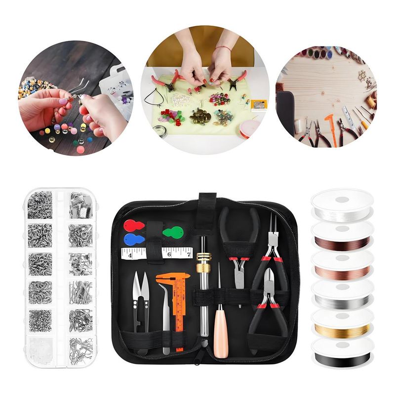 GENERICO - Kit Completo para Fabricación de Joyas y Accesorios Creativos