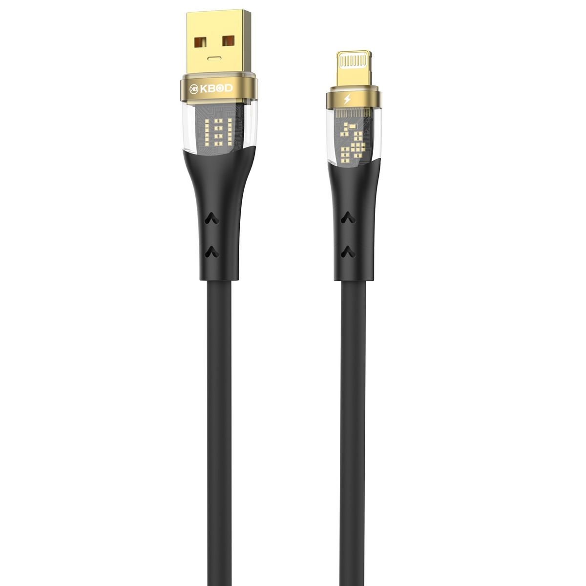 KBOD - Cable Para Carga y Datos Usb Para IP Kbod Cbo75 1 Metro 12W Negro