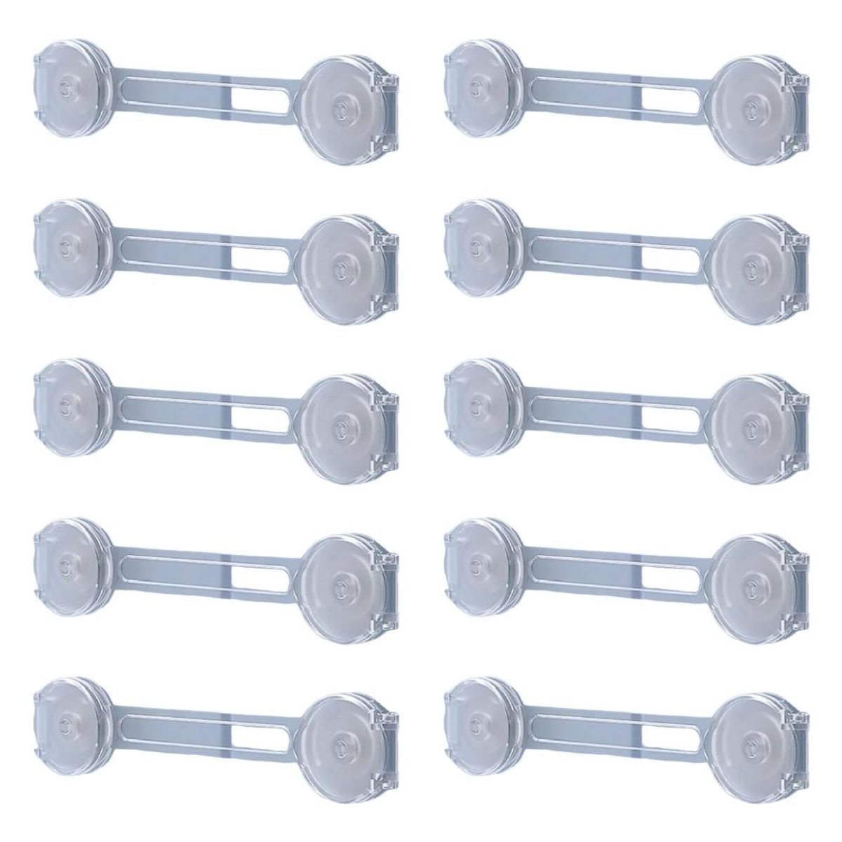 GENERICO - Seguros Adhesivos Multipropósito para Bebés - Pack 10 Unidades