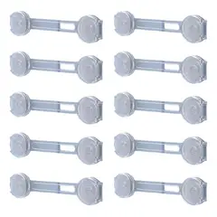 GENERICO - Seguros Adhesivos Multipropósito para Bebés - Pack 10 Unidades