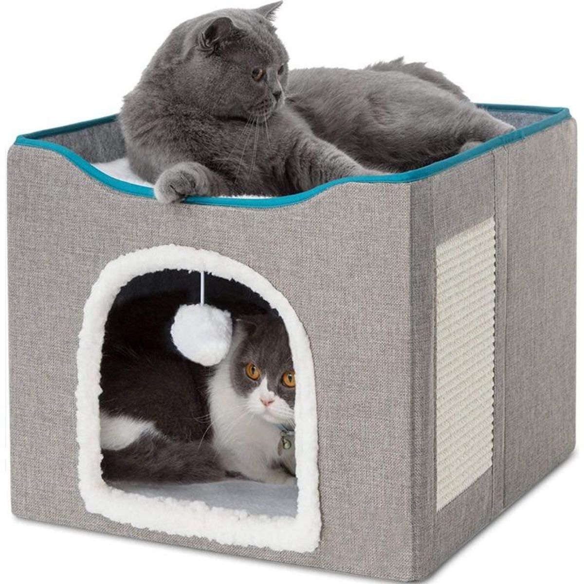 GENERICO - Cama Plegable 3 en 1 para Gatos y Perros Pequeños