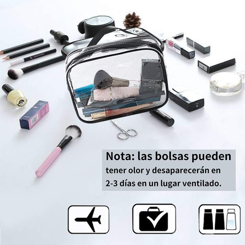 GENERICO - Neceser de Viaje Set de 6 Organizadores Transparentes