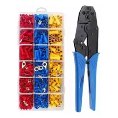 GENERICO - Kit Prensador Trinquete con 700 Terminales Aislados