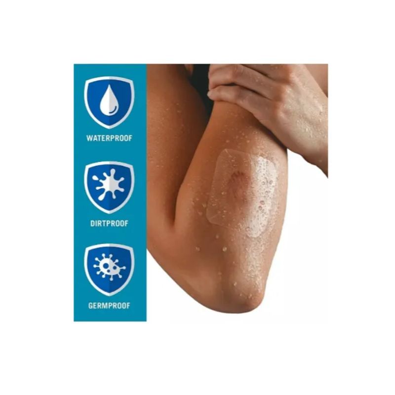GENERICO - Pack 10 Parches Impermeables Transparentes Heridas Tatuajes