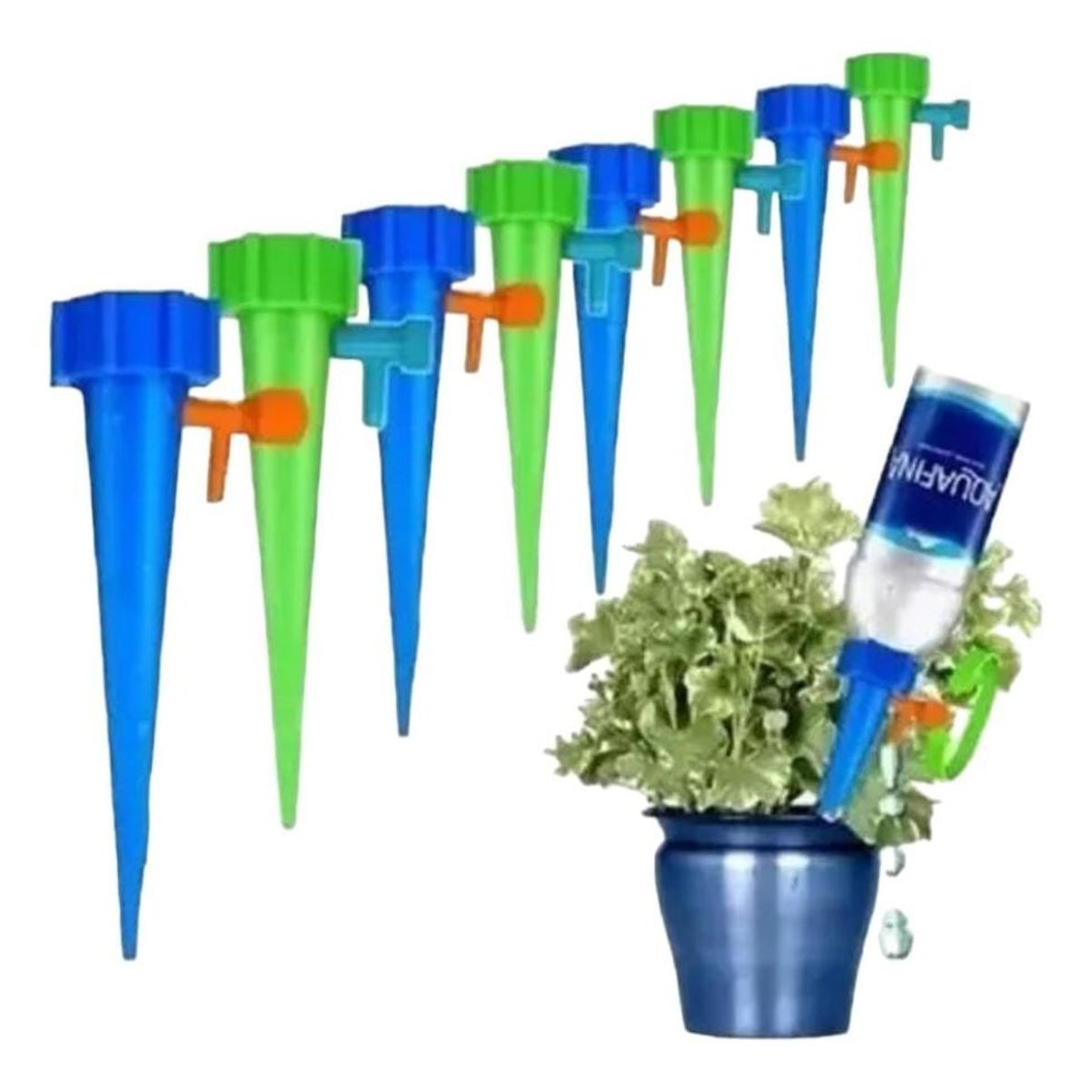 GENERICO - Estacas de Riego por Goteo para Cultivar Plantas Verdes