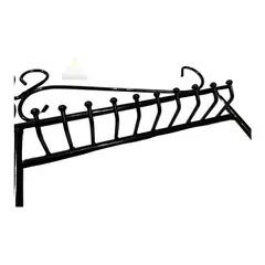 GENERICO - Exhibidor de metal negro para collares y aros joya