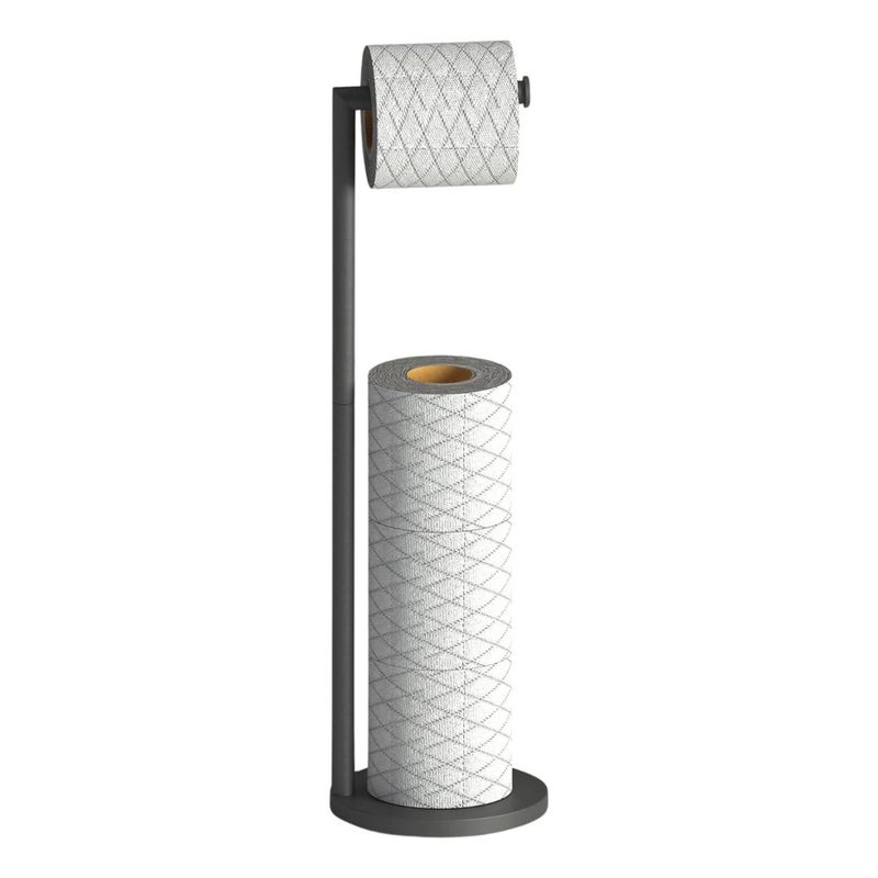 GENERICO - Soporte de Papel Higiénico Premium con Estante de Acero Inoxidable