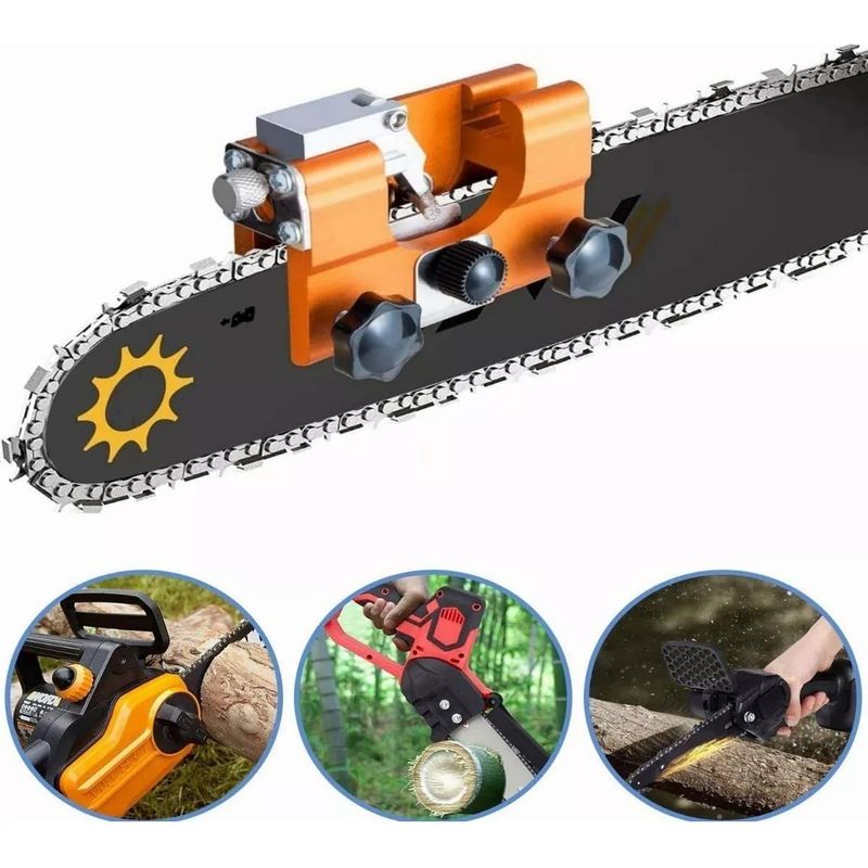 GENERICO - Afilador Manual Portátil de Cadenas para Motosierra Eficaz