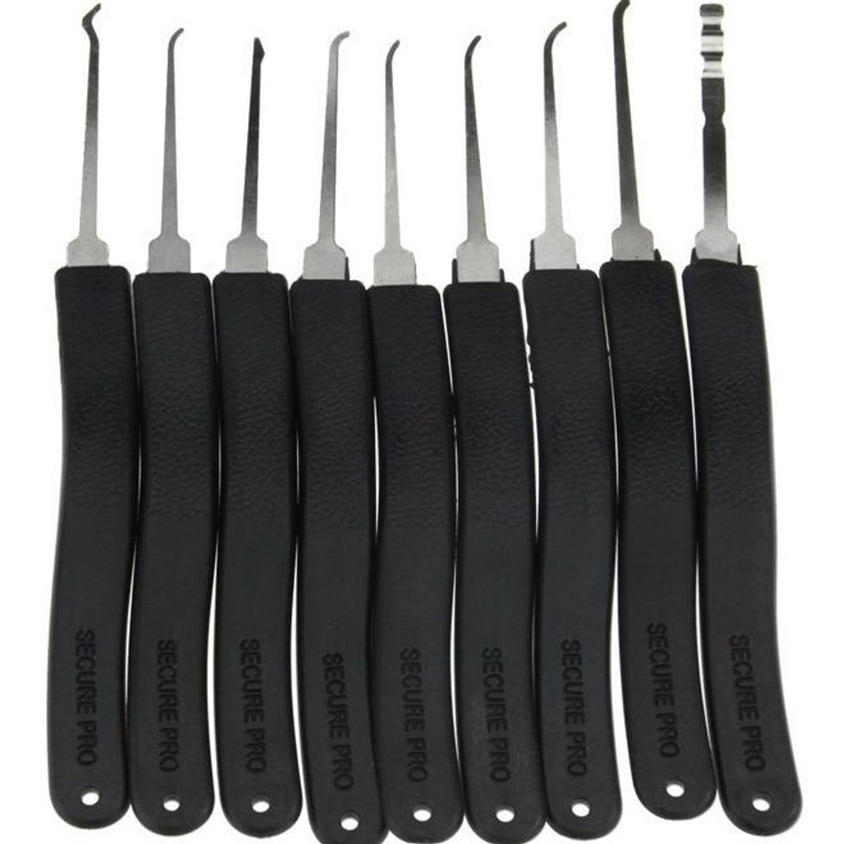 GENERICO - Set de 11 Ganzúas Profesionales para Cerrajería y Hobby