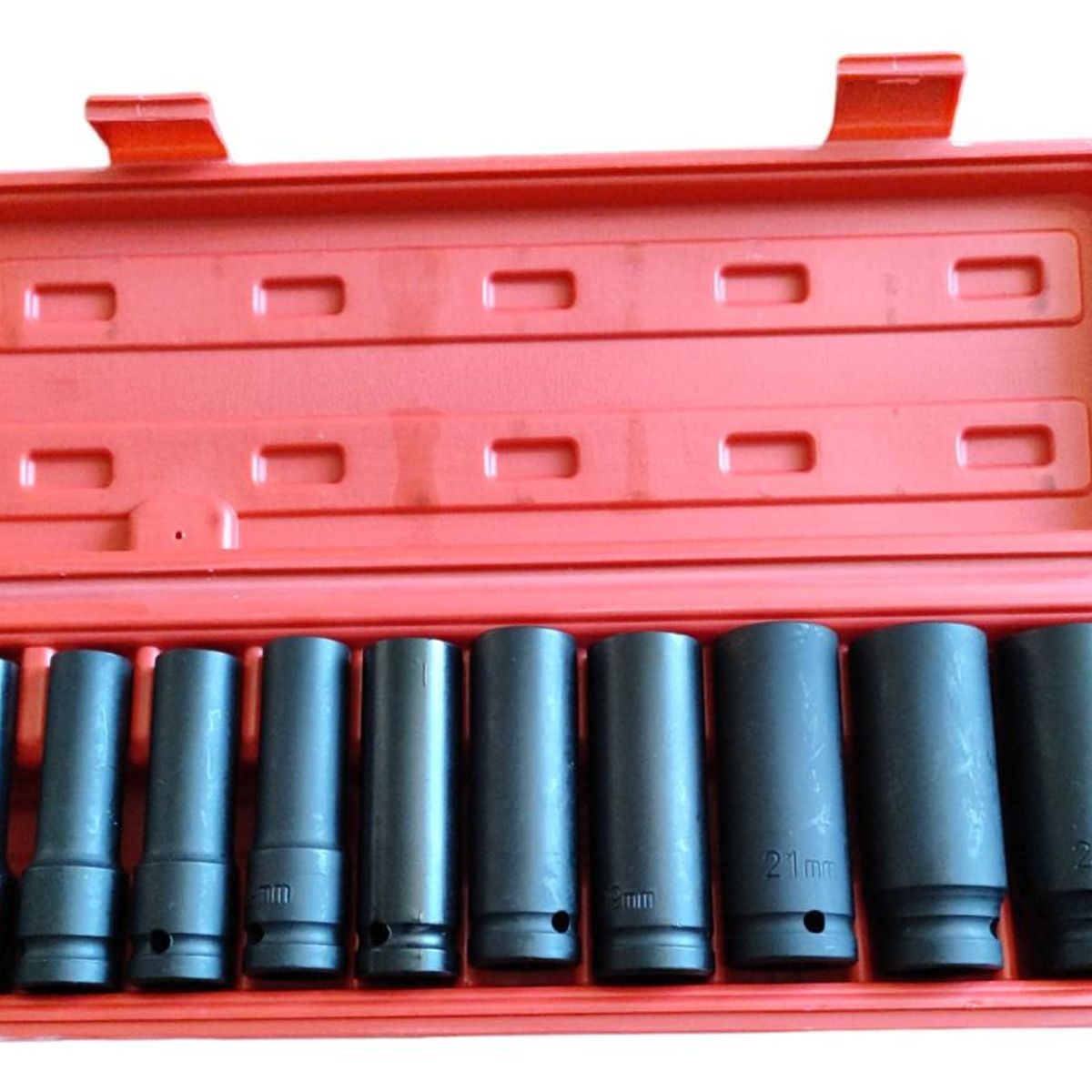 GENERICO - Juego de Dados de Impacto Largos 10 Puntas Torx 75mm