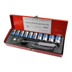 GENERICO - Juego Completo de Dados Chicharra para Herramientas 12 Pz