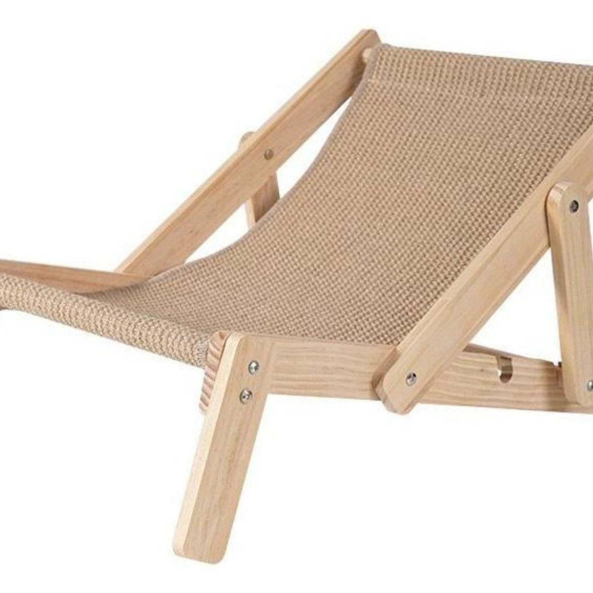 GENERICO - Silla Rascador de Madera y Sisal para Gatos y Perros Pequeños
