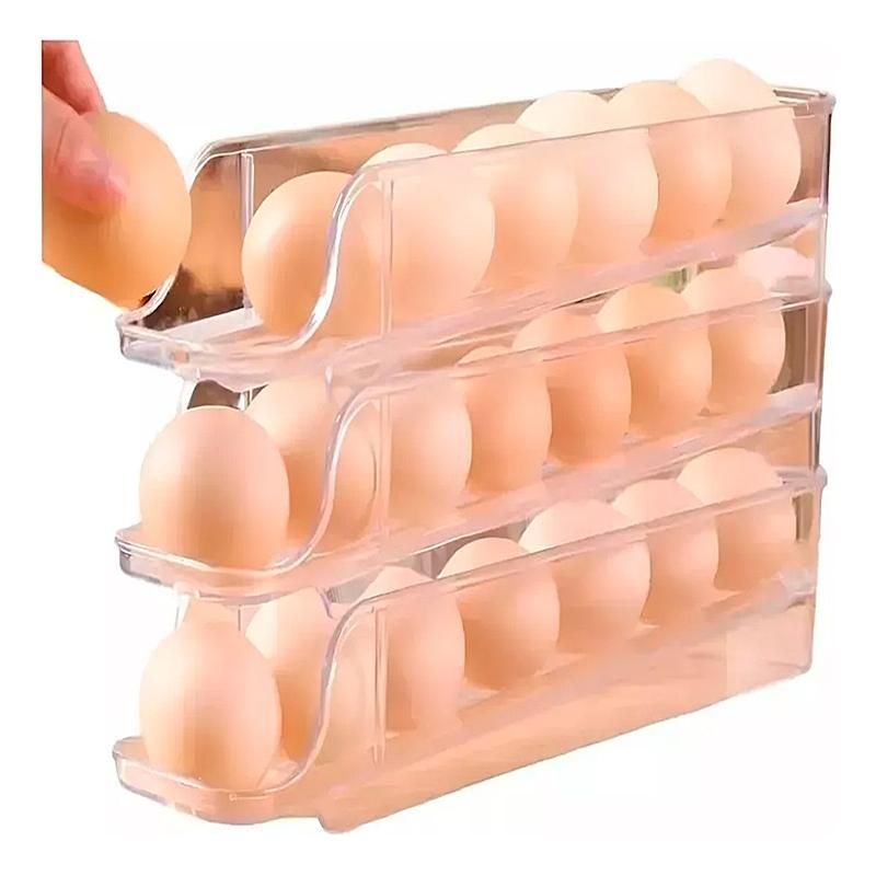 GENERICO - Organizador Rodante para 20 Huevos - Facilidad y Orden