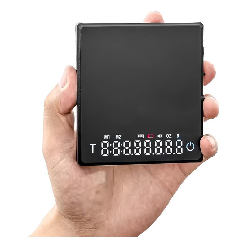 GENERICO - Balanza Digital Compacta con Temporizador y Carga USB