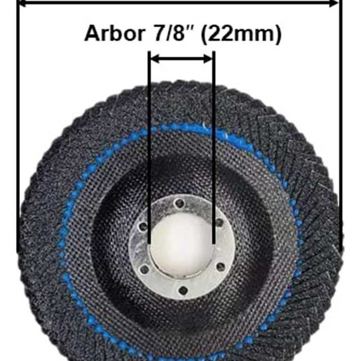 GENERICO - Discos de Lijado Flap 115mm Grano 40 Pack de 20 Unidades