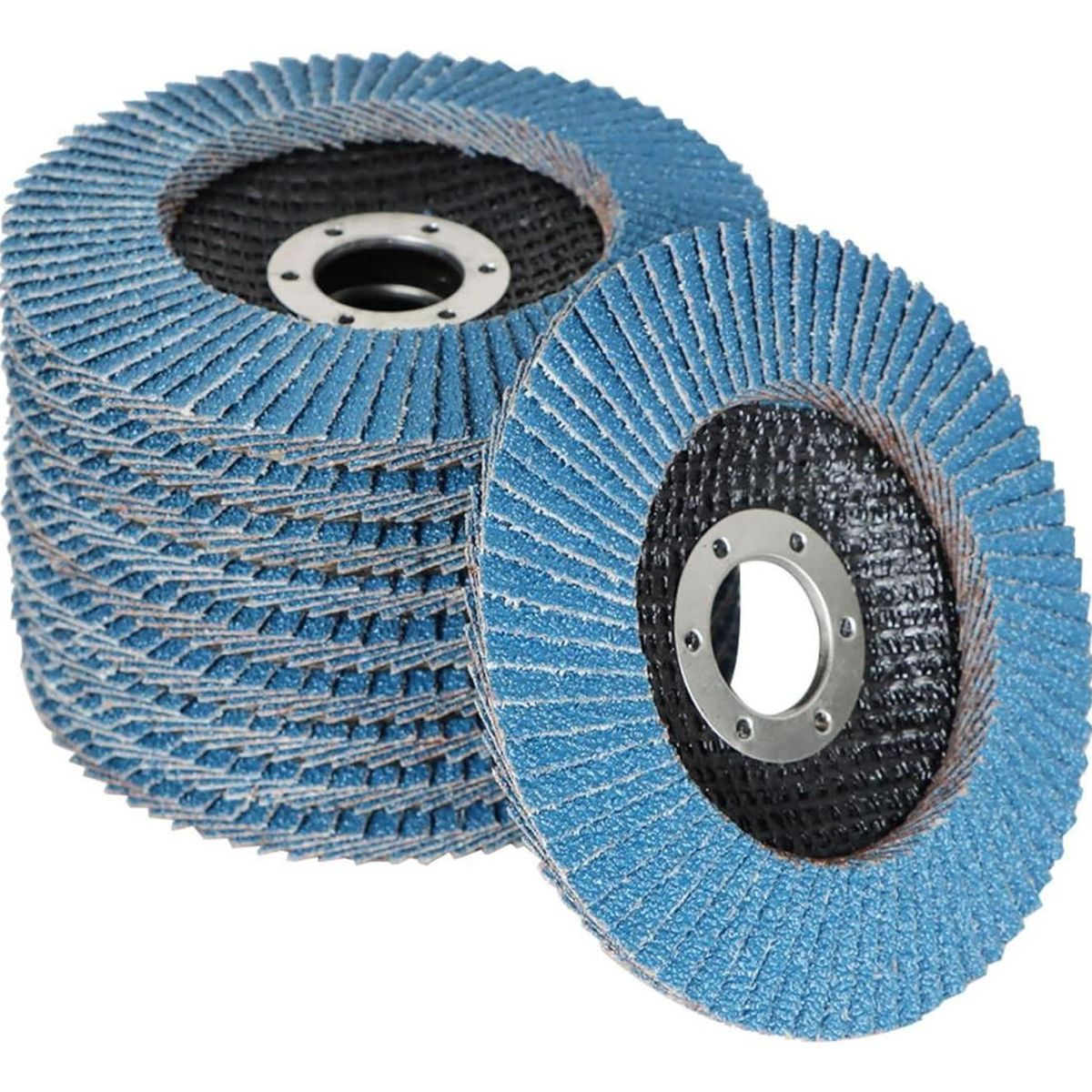 GENERICO - Discos de Lijado Flap 115mm Grano 40 Pack de 20 Unidades