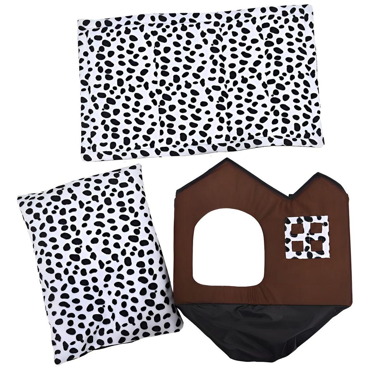 GENERICO - Casa Cama Acogedora para Perros y Gatos Pequeños en Felpa